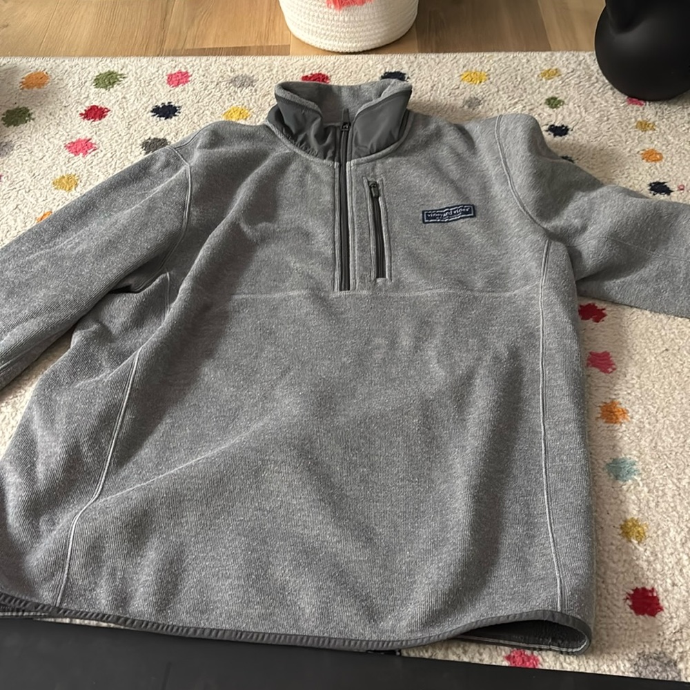 Men's vineyard vines quarter zip sweater